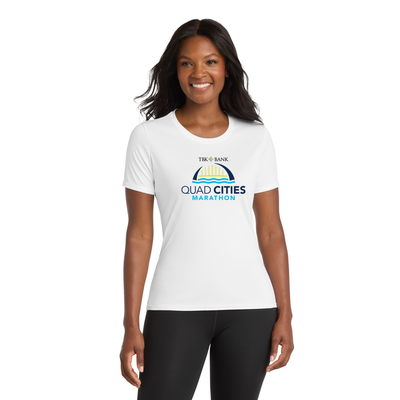 Quad Cities Marathon - "Run In" Women's Tee (LPC380)