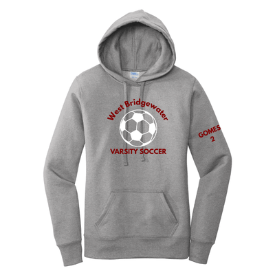 West Bridgewater Girls Soccer - Women's Fleece Pullover Hooded Sweatshirt (LPC78H)