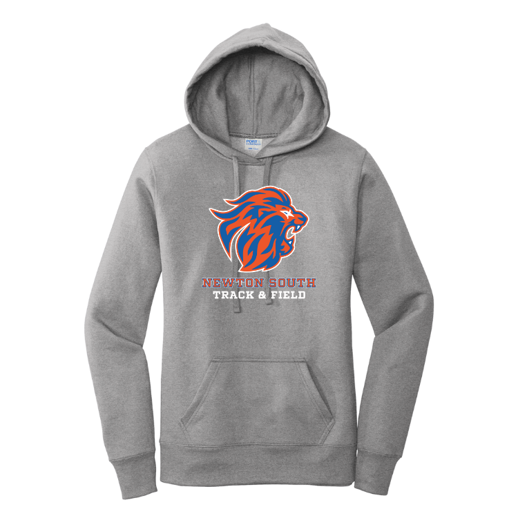 Newton South Track and Field - Women's Fleece Pullover Hooded Sweatshirt (LPC78H)