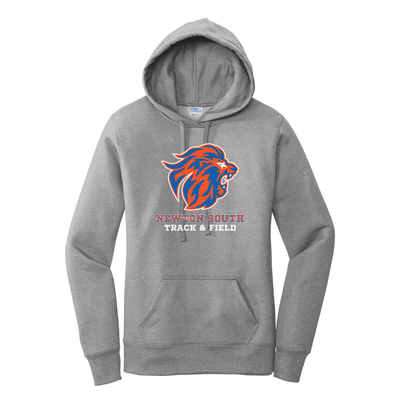 Newton South Track and Field - Women's Fleece Pullover Hooded Sweatshirt (LPC78H)