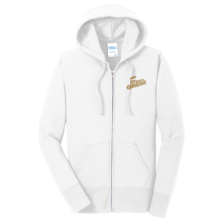 Foxboro Music - Port & Co™ Women's Core Fleece Full-Zip Hooded Sweatshirt (LPC78ZH)