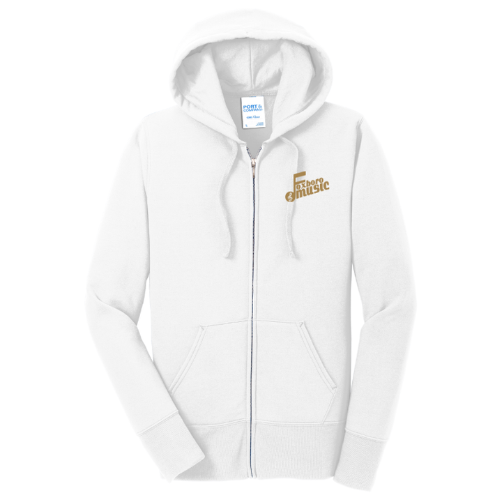 Foxboro Music - Port & Co™ Women's Core Fleece Full-Zip Hooded Sweatshirt (LPC78ZH)