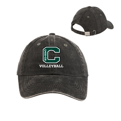 Gorra de béisbol lavada de Canton Volleyball para mujer (LPWU)