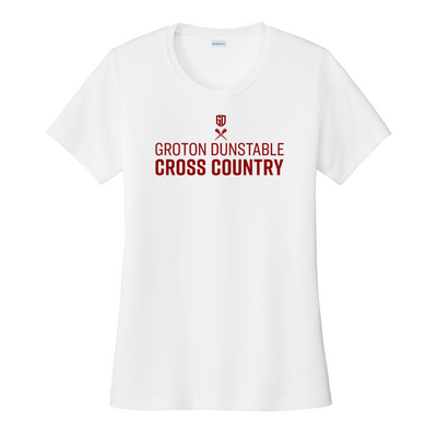 Camiseta de rendimiento para mujer de Groton Dunstable Cross Country (LST350)