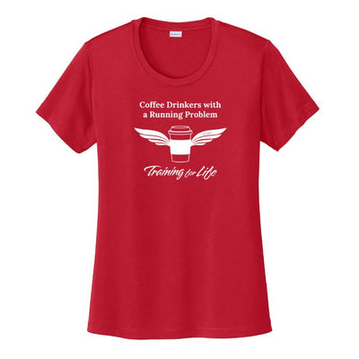 Bebedores de café con problemas de carrera - Camiseta Sport-Tek® Competitor™ para mujer (LST350) 