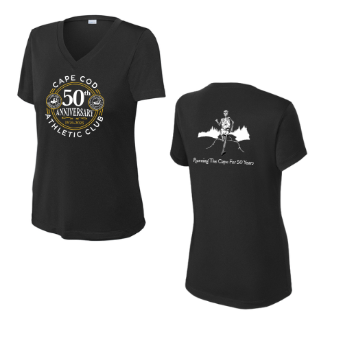 Cape Cod Athletic Club - CCAC 50th Anniversary Edition- Women's Performance T-Shirt (LST353)