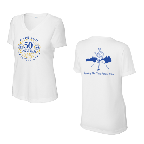 Cape Cod Athletic Club - CCAC 50th Anniversary Edition- Women's Performance T-Shirt (LST353)