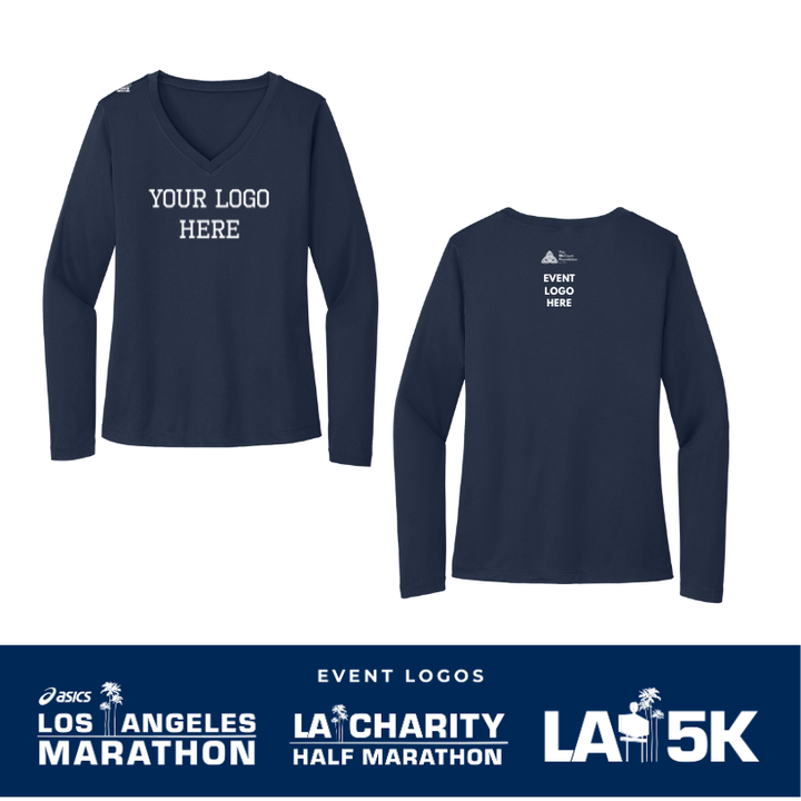 2026 ASICS Los Angeles Marathon Nonprofits - Women's Long Sleeve Performance Tee