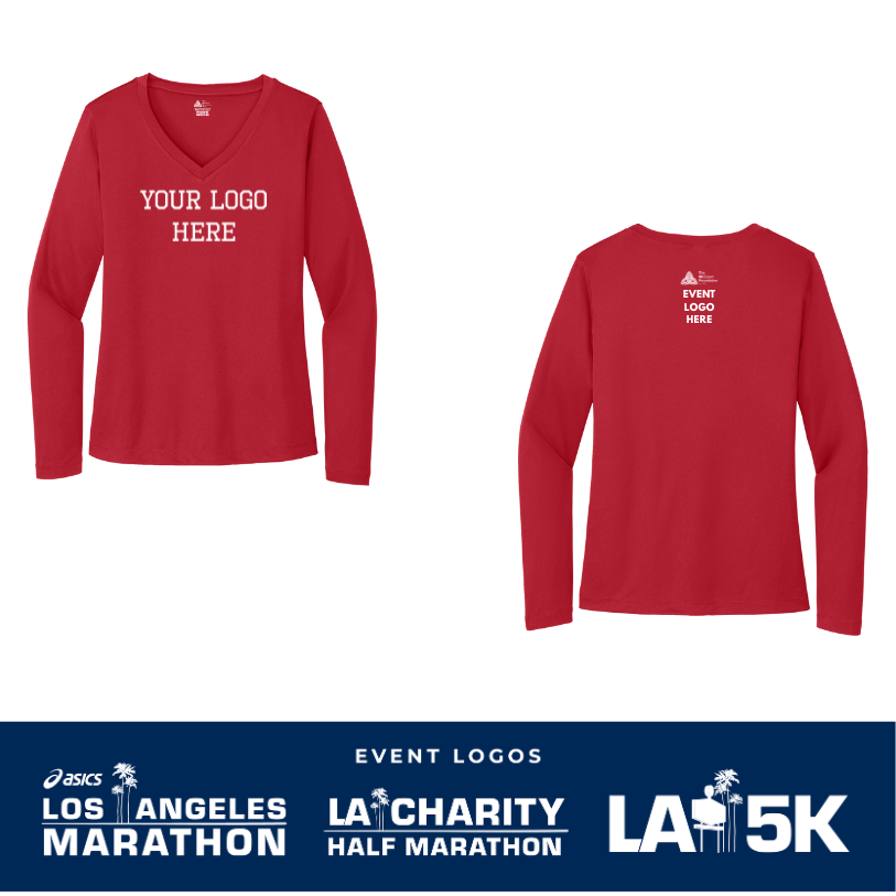 2026 ASICS Los Angeles Marathon Nonprofits - Women's Long Sleeve Performance Tee