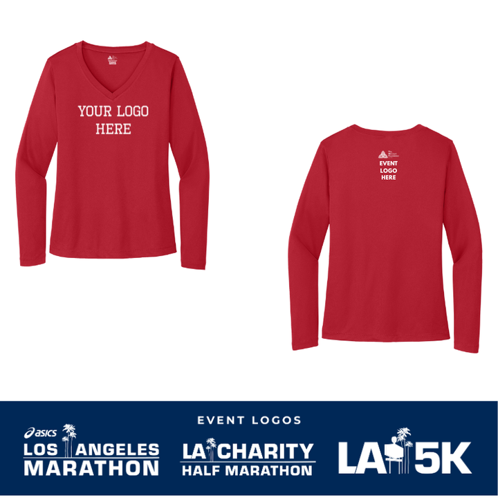 2026 ASICS Los Angeles Marathon Nonprofits - Women's Long Sleeve Performance Tee