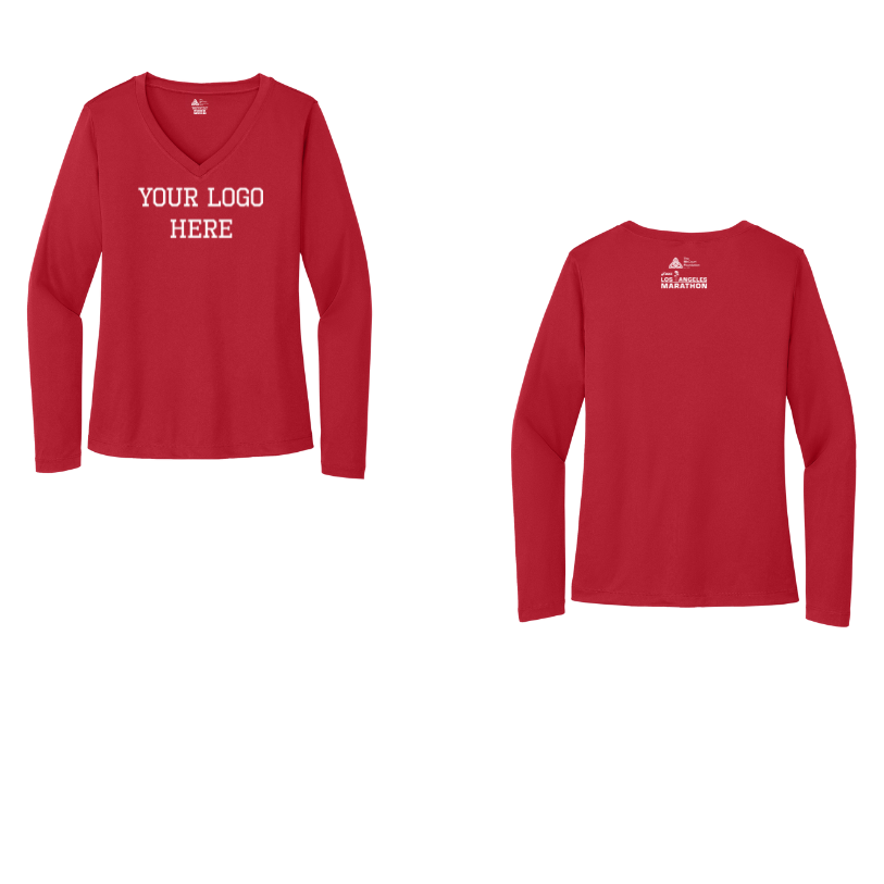 2026 Los Angeles Marathon Run Clubs - Women's Long Sleeve Performance Tee