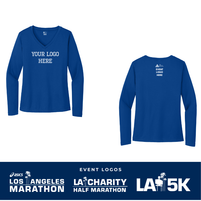 2026 ASICS Los Angeles Marathon Nonprofits - Women's Long Sleeve Performance Tee