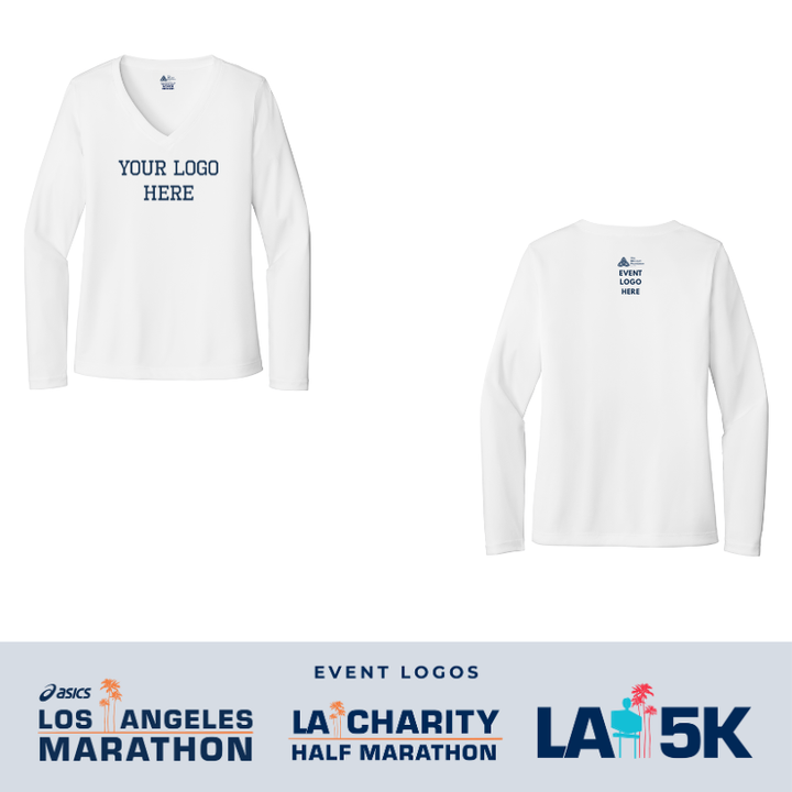 2026 ASICS Los Angeles Marathon Nonprofits - Women's Long Sleeve Performance Tee
