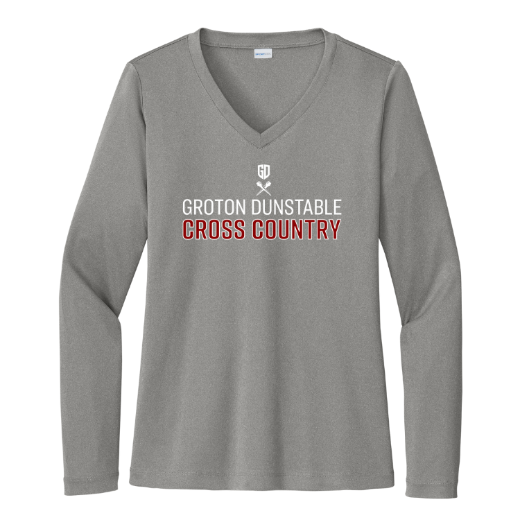 Groton Dunstable Cross Country - Women's Performance Long Steeve Tee (LST353LS)