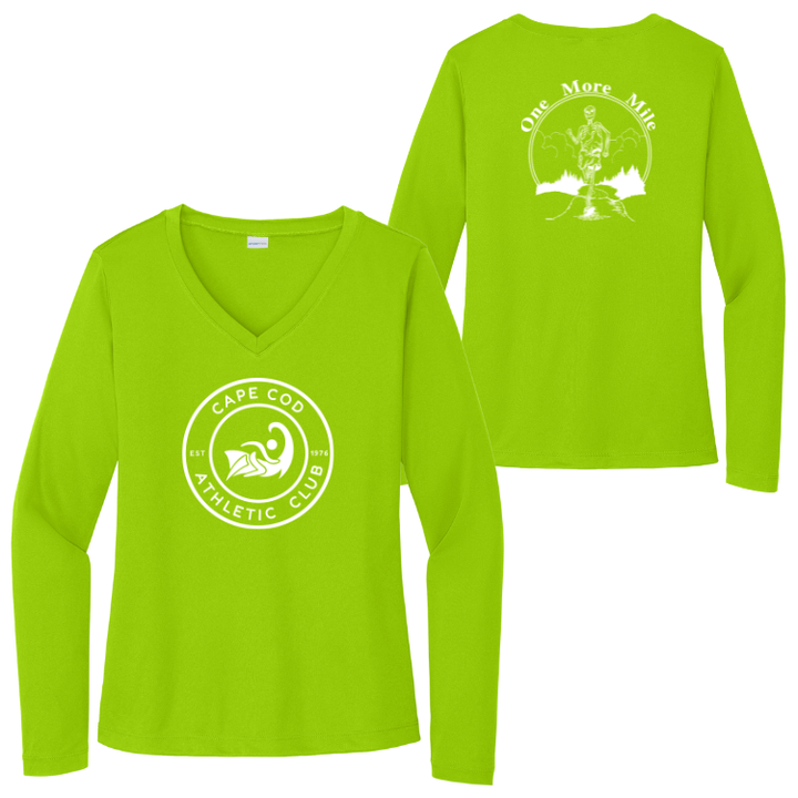Cape Cod Athletic Club - Sport-Tek® Women's Long Sleeve Competitor™ V-Neck Tee (LST353LS)