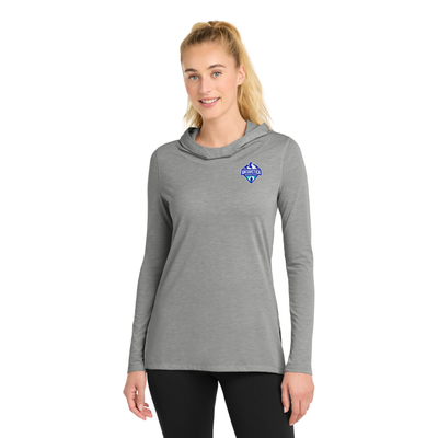 Maratón Antártida - Sudadera de manga larga con capucha para mujer (LST406)