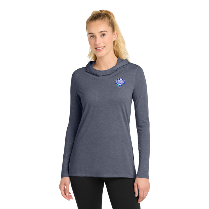 Antarctica Marathon - Women's Hooded Long Sleeve (LST406)