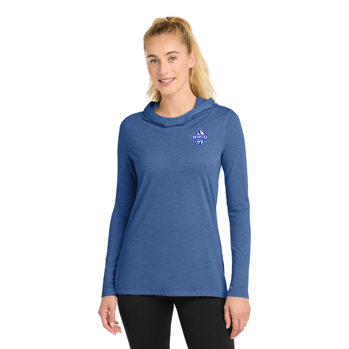 Antarctica Marathon - Women's Hooded Long Sleeve (LST406)