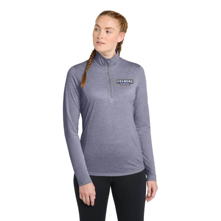 Suéter con cremallera de 1/4 de mezcla de tres colores para hombre (ST407)