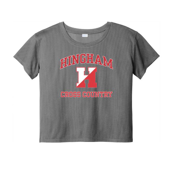 Hingham Youth XC & TF -  Women's Performance Crop Tee (LST411)