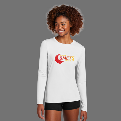Camiseta de manga larga de rendimiento para mujer de Boston Comets (LST420LS) 