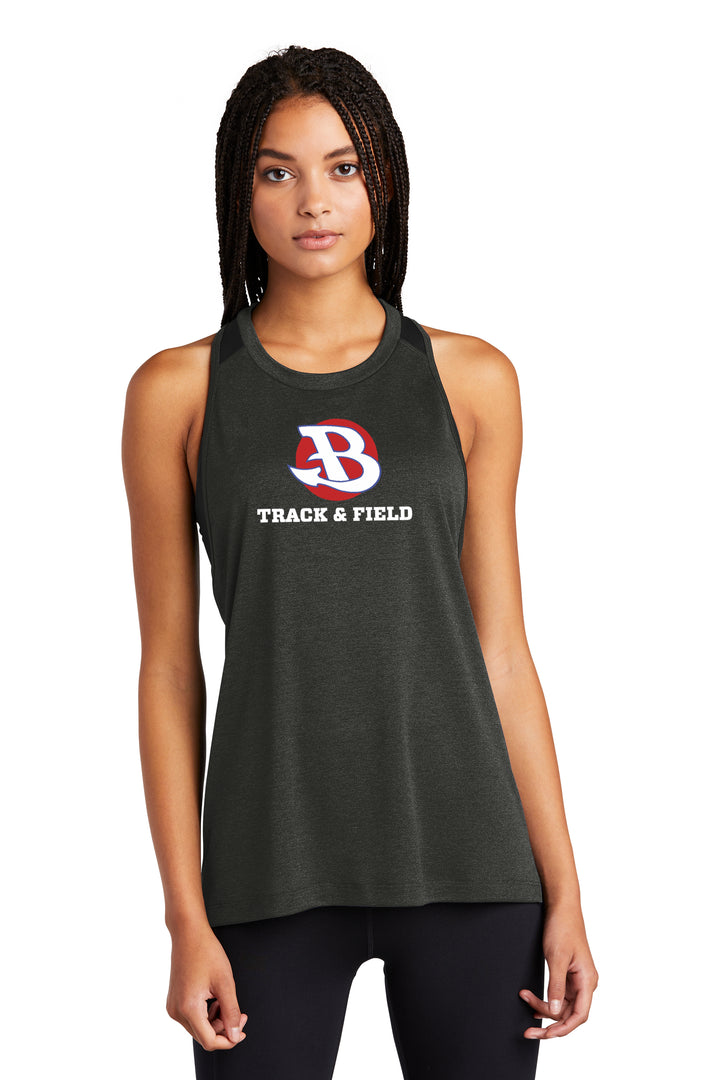 Camiseta sin mangas Sport Tek Endeavor para mujer de Burlington Track &amp; Field (LST466)