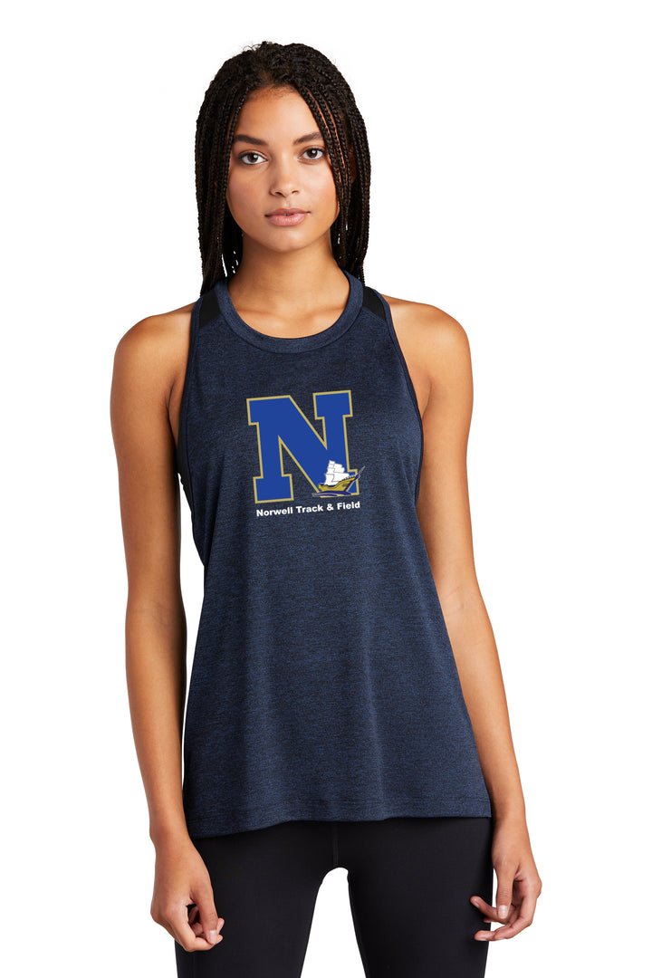 Camiseta deportiva para mujer Sport Tek Endeavor de Norwell Track &amp; Field (LST466)