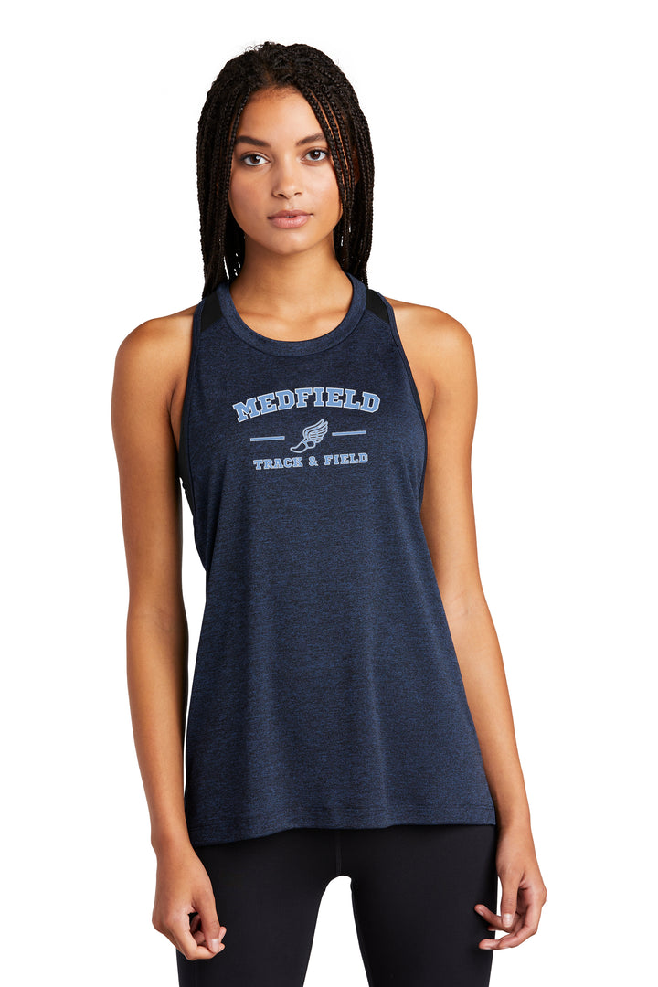 Camiseta sin mangas Sport Tek Endeavor para mujer de Medfield Track &amp; Field (LST466)