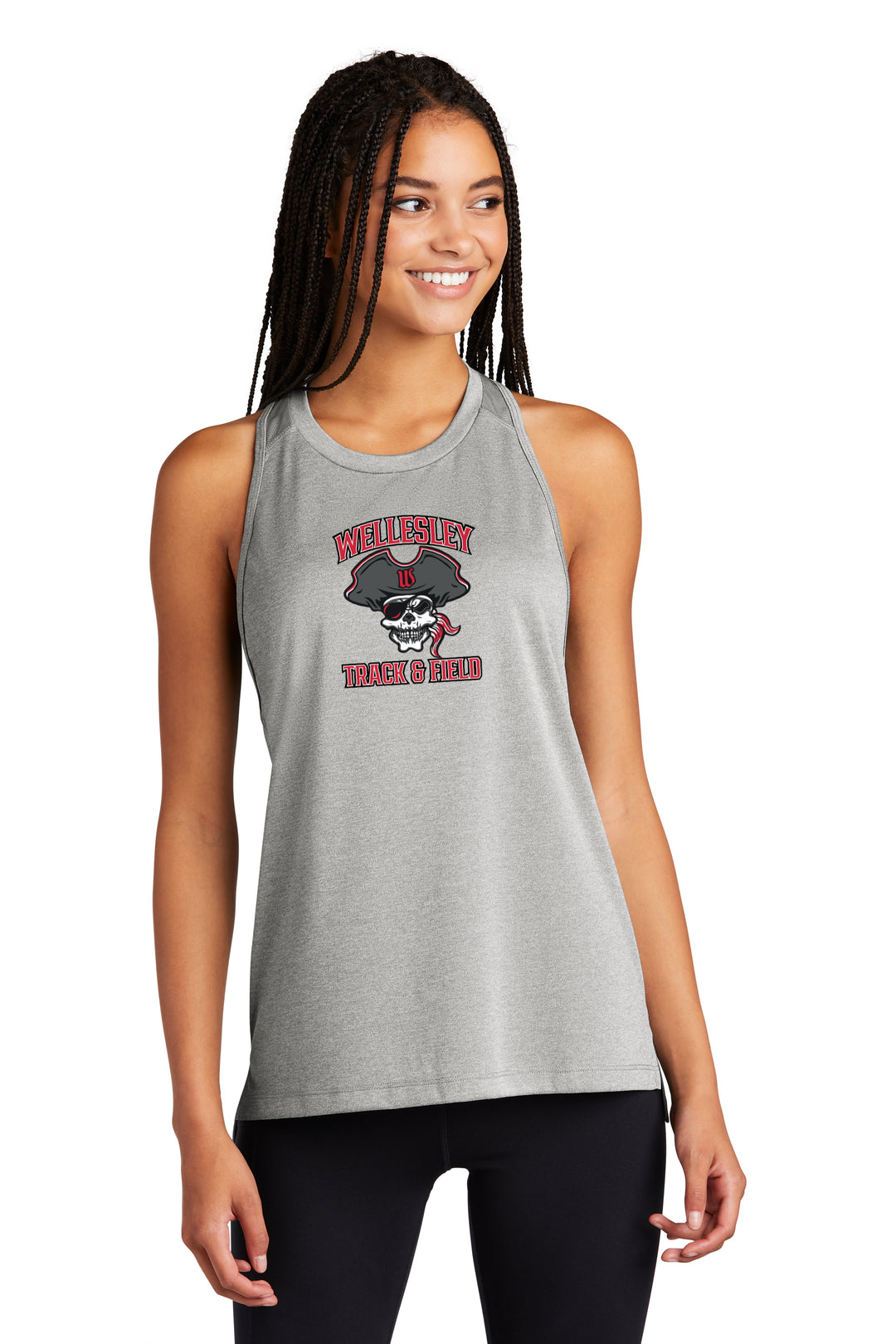 Camiseta de tirantes Sport Tek Endeavor para mujer de Wellesley Track &amp; Field (LST466)