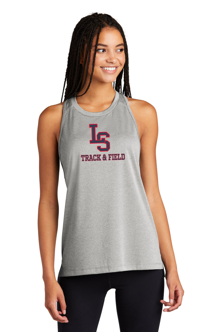 Camiseta sin mangas Sport Tek Endeavor para mujer de Lincoln Sudbury Track &amp; Field (LST466)