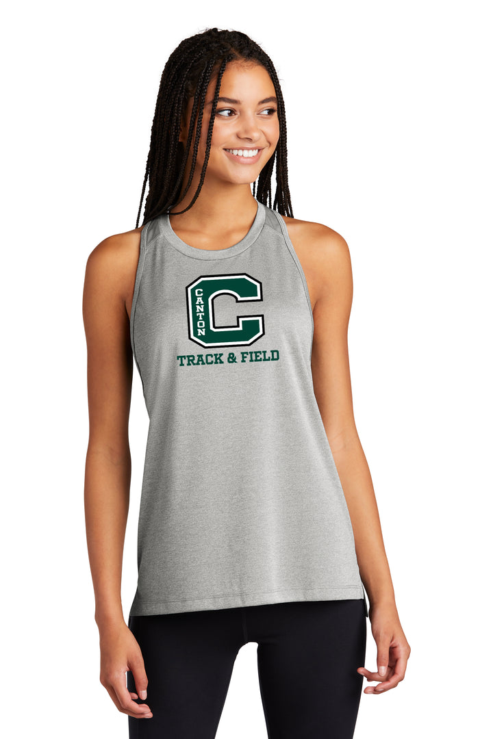 Camiseta sin mangas Sport Tek Endeavor para mujer de Canton Track &amp; Field (LST466)