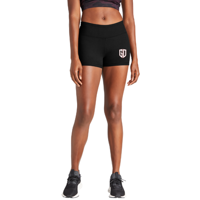 Groton Dunstable T&F / XC - Pantalón corto de intervalos de 3 pulgadas para mujer (LST475)
