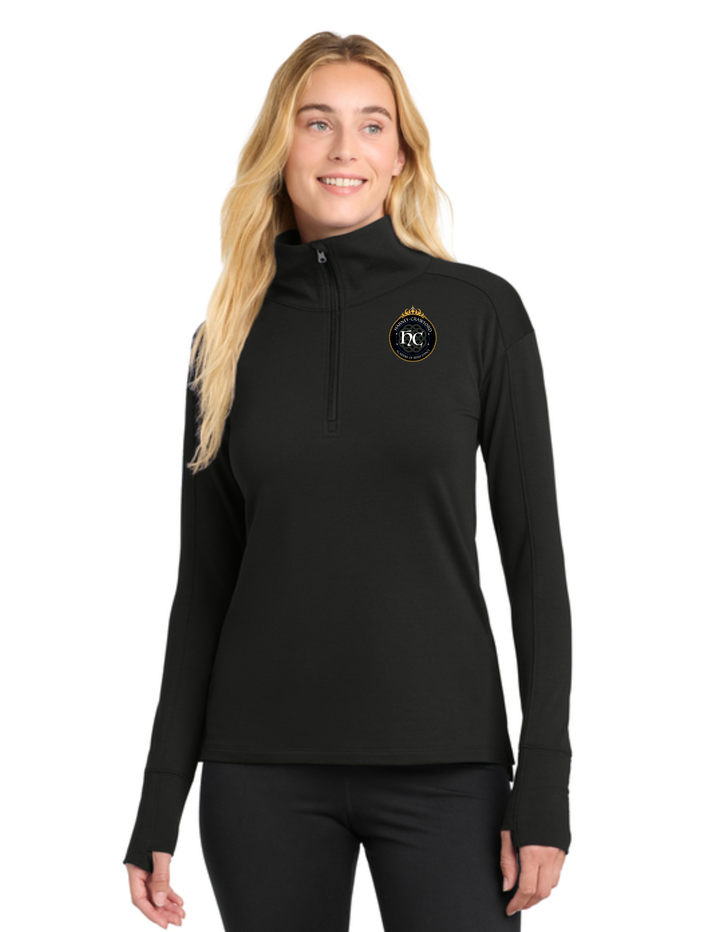 HCA-Women's Sport-Wick Flex Fleece 1/4-Zip (LST561)