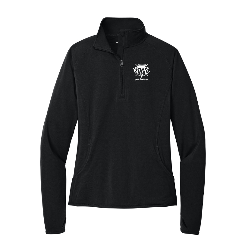 Sudadera Night Terrors Run Crew - Jersey de mujer con cremallera de 1/4 (LST850)