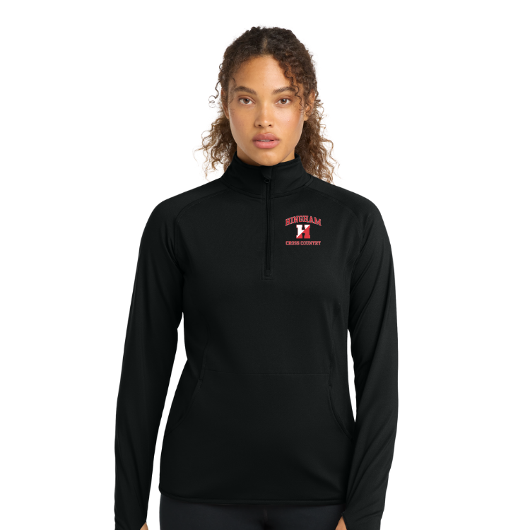 Hingham Youth XC & TF - Women's Sport-Wick® Stretch 1/4-Zip Pullover (LST850)