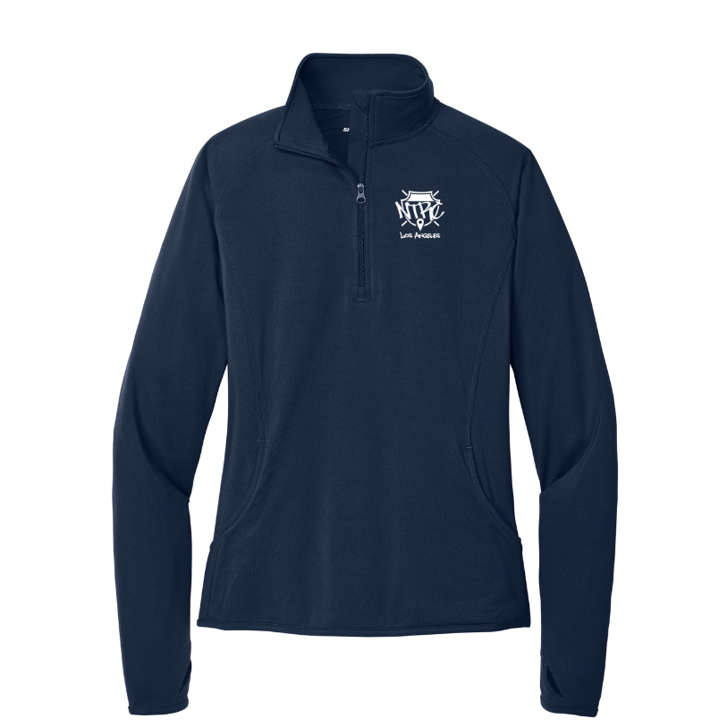 Sudadera Night Terrors Run Crew - Jersey de mujer con cremallera de 1/4 (LST850)