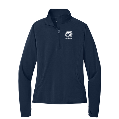 Sudadera Night Terrors Run Crew - Jersey de mujer con cremallera de 1/4 (LST850)