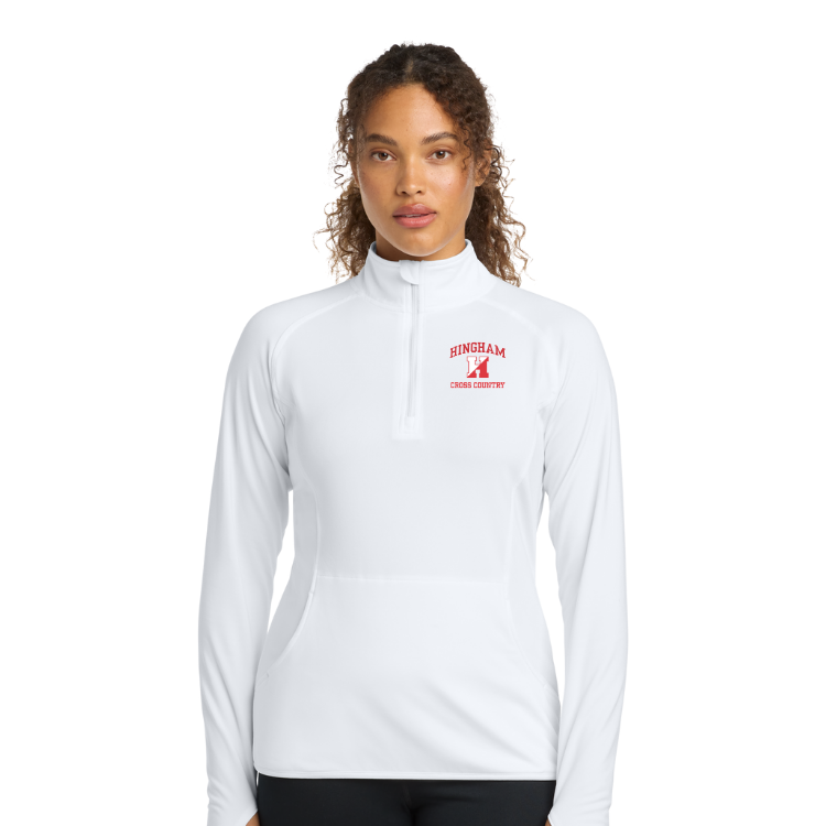 Hingham Youth XC & TF - Women's Sport-Wick® Stretch 1/4-Zip Pullover (LST850)