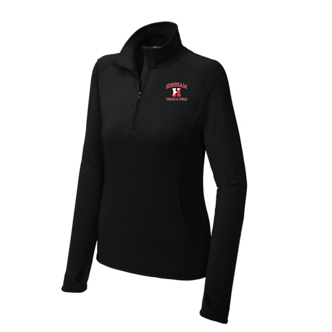 Hingham Youth XC & TF - Women's Sport-Wick® Stretch 1/4-Zip Pullover (LST850)