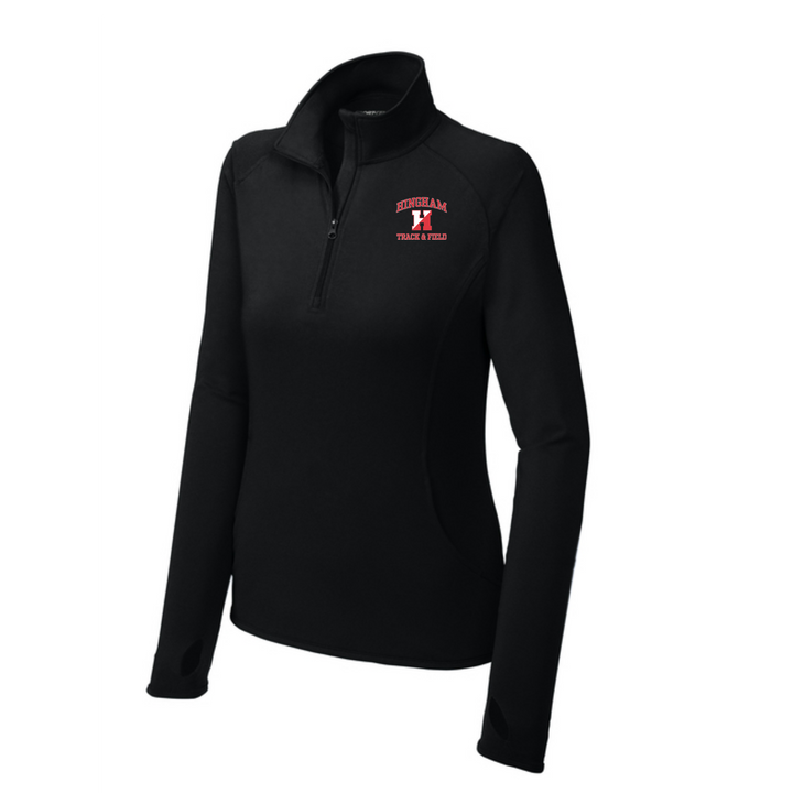 Hingham Youth XC & TF - Women's Sport-Wick® Stretch 1/4-Zip Pullover (LST850)