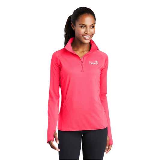 Boston 10K for Women - Women's 1/4-Zip Pullover (LST850)