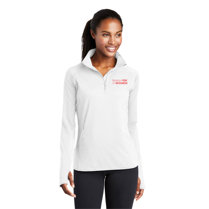 Boston 10K for Women - Women's 1/4-Zip Pullover (LST850)