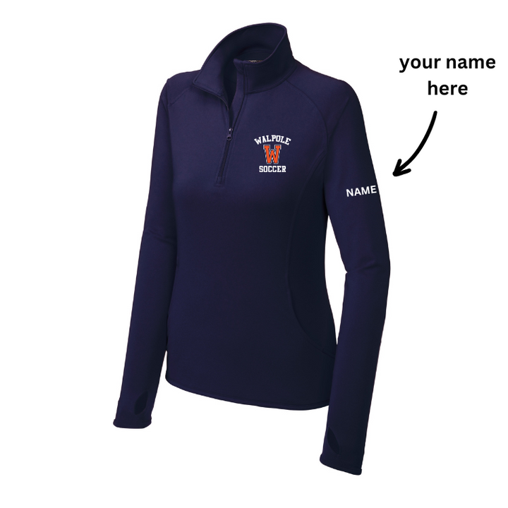 Walpole Girls Soccer - Women's 1/2 Zip Pullover (LST850)