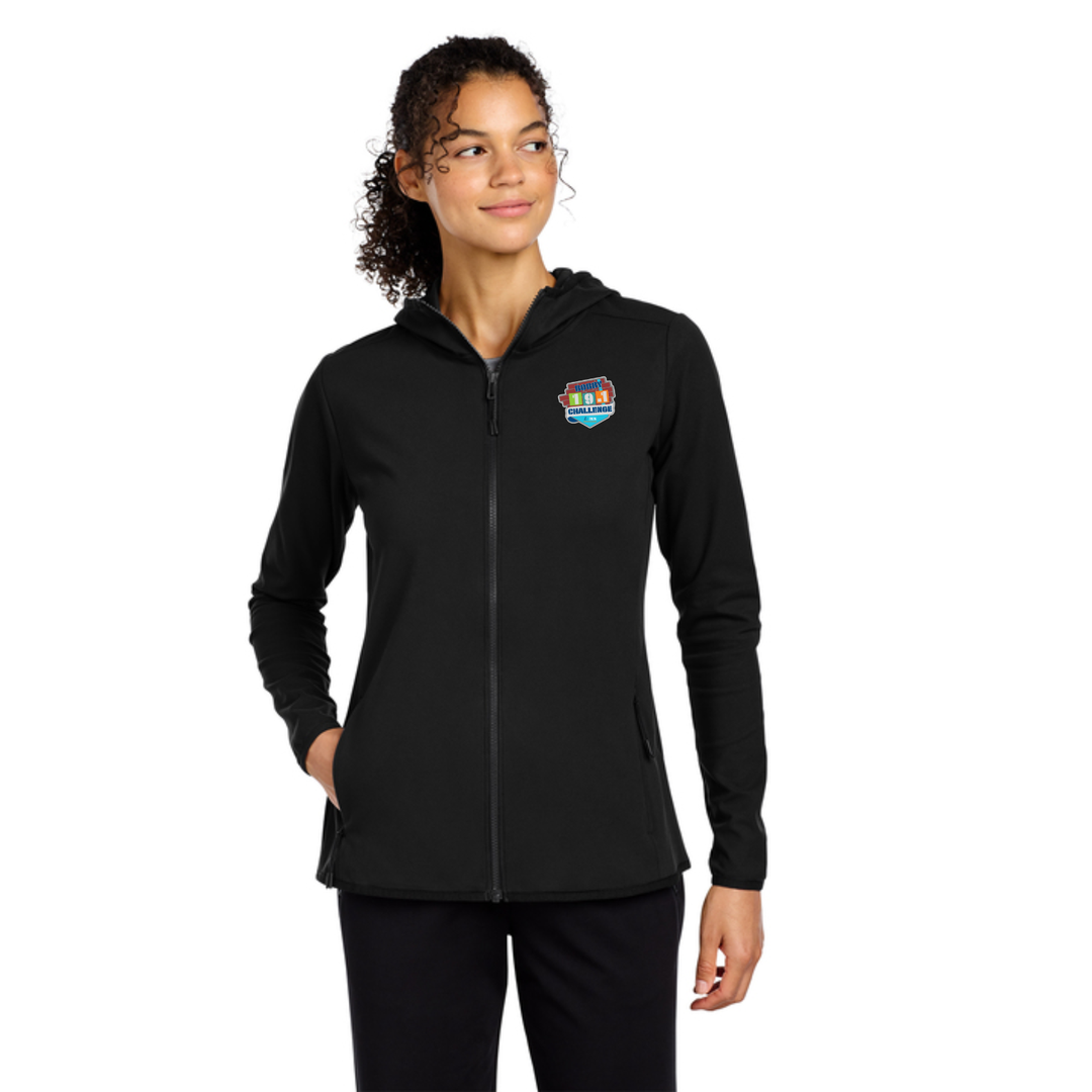Crim - Bobby Challenge - Chaqueta con capucha y cremallera completa para mujer "Run In" (LST870)