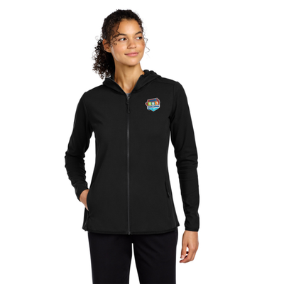 Crim - Bobby Challenge - Chaqueta con capucha y cremallera completa para mujer "Run In" (LST870)