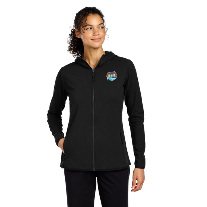 Crim - Bobby Challenge - Chaqueta con capucha y cremallera completa para mujer "Run In" (LST870)