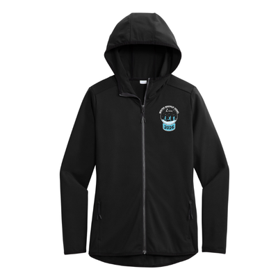 Chaqueta de invierno Crim Warm Up "Run In" con capucha y cremallera completa para mujer