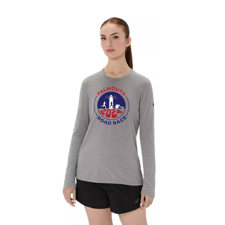 ASICS Women's Falmouth Road Race 2024 PR Long Sleeve Triblend Tee (2012D305-020) FRR31 (POS)