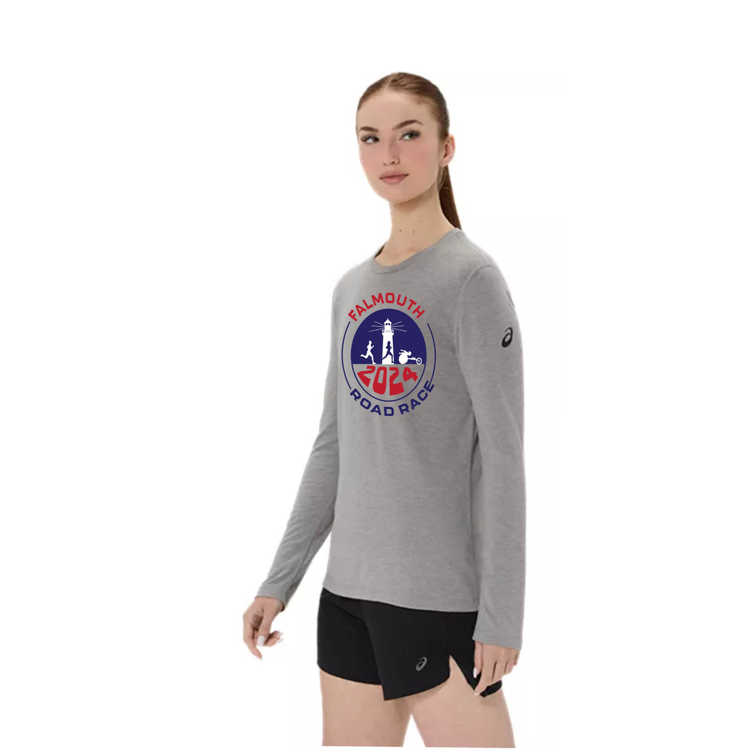 ASICS Women's Falmouth Road Race 2024 PR Long Sleeve Triblend Tee (2012D305-020) FRR31 (POS)