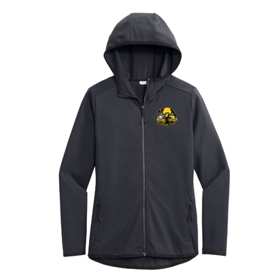 Crim Mott Miles 2026 - Chaqueta con capucha y cremallera completa para mujer "Run In"
